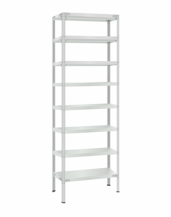 Стеллаж металлический Титан МС-500 2300х700х600 8 полок