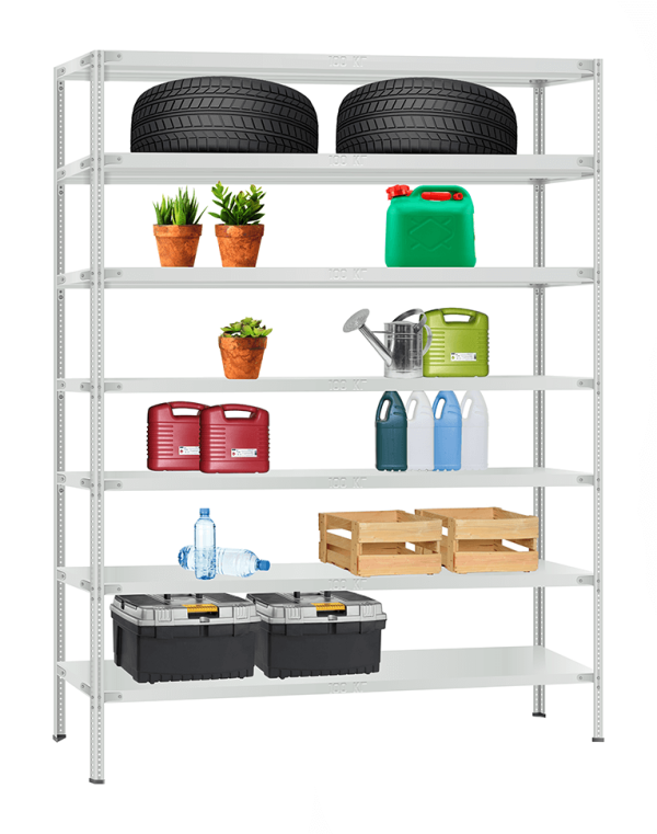 Стеллаж металлический Титан МС-900 2300x1000x400 7 полок