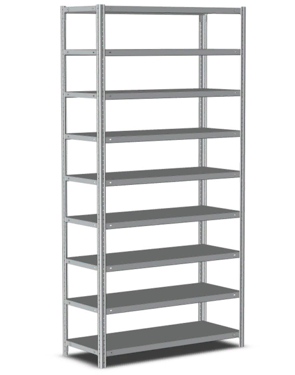 Стеллаж металлический Титан МС-500 1500х700х500 9 полок